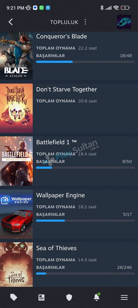 Steam hesap Satın Al ve Fiyatları PlaySultan