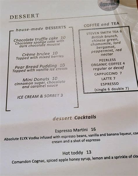 Menu At The Cooperage American Grille Restaurant Lafayette