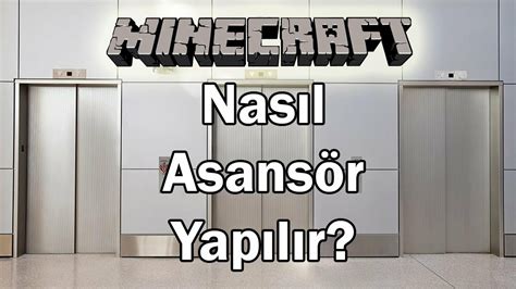 MİNECRAFT KOMUT BLOĞU İLE ASANSÖR YAPIMI YouTube