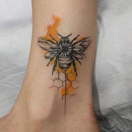 100 Inspiring Bee Tattoo Designs Meaning The Trend Spotter