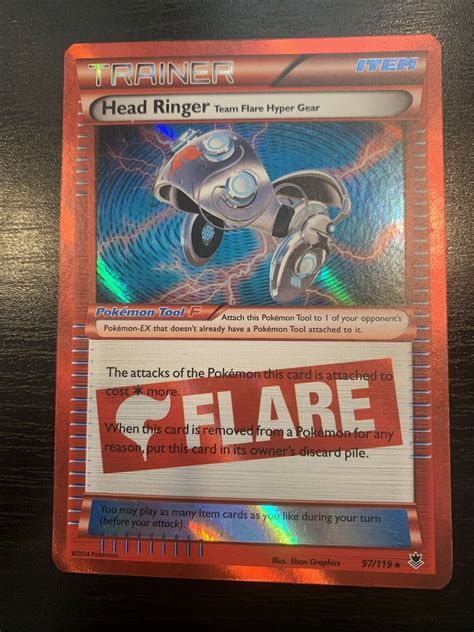 Toys Hobbies Pokémon Trading Card Game Head Ringer Team Flare Hyper