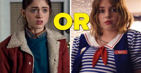 Are You More Like Nancy Or Robin From Stranger Things