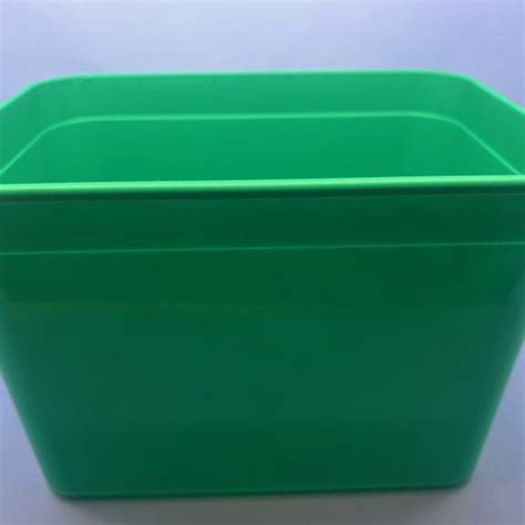 PC4RG - 4 Litre Green Rectangular Ice cream Container - Bristol Plastic ...