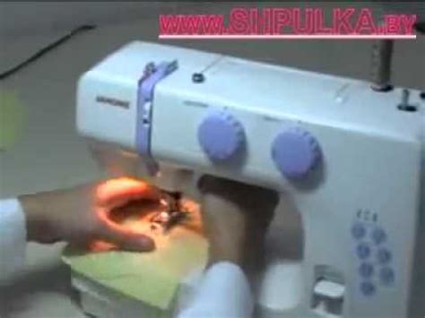 Швейная машина Janome VS 52 - YouTube