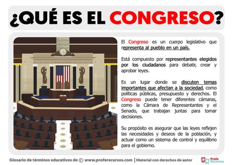 Qu Es El Congreso Definici N De Congreso