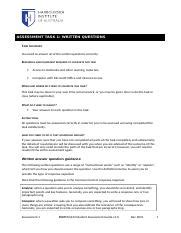 BSBPMG634 Assessment Task 1 V1 0 Docx ASSESSMENT TASK 1 WRITTEN