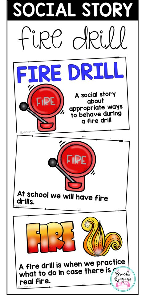 Social Story Fire Drill Special Education Social Skills Teaching