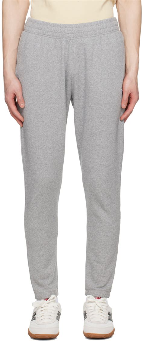 Maison Kitsuné Gray Fox Lounge Pants SSENSE UK