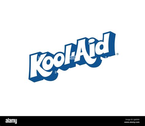 Kool Aid, Rotated Logo, White Background Stock Photo - Alamy