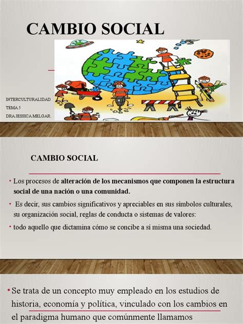 Conceptos Clave Sobre Cambio Social Factores Agentes Y Tipos De