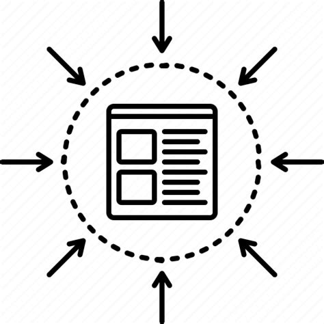 Management Monochrome Specific Specification Icon