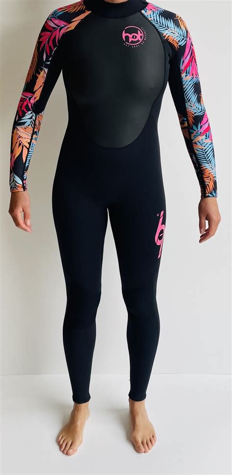 Hot Surf 69 Women’s Full length Summer wetsuit – Flowers - Piran Surf