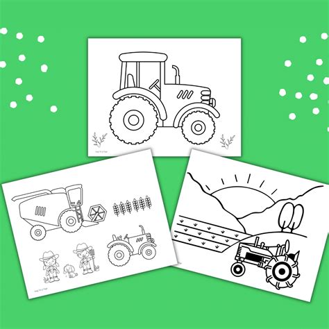 Free Printable Cute Tractor Coloring Pages For Kids Simply Full Of