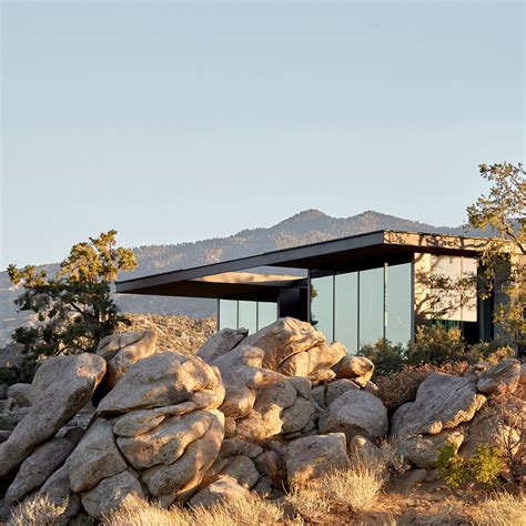 Boulders And Pine Trees Surround High Desert Retreat By Aidlin Darling