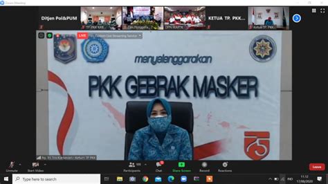 Gebrak Masker Pkk Se Indonesia Perintah Langsung Presiden Jokowi