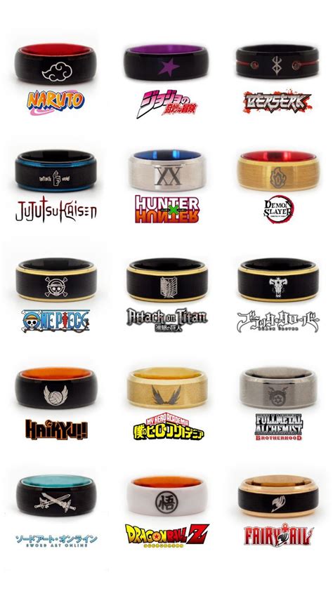 Anime Outfits Naruto Leaf Village T Set Sale Cool Rings For Men