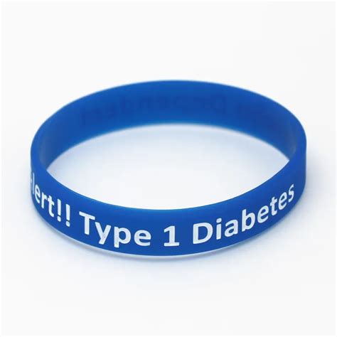 1PC Diabetic Bracelets Medical Alert Type 1 Diabetes Insulin Dependent