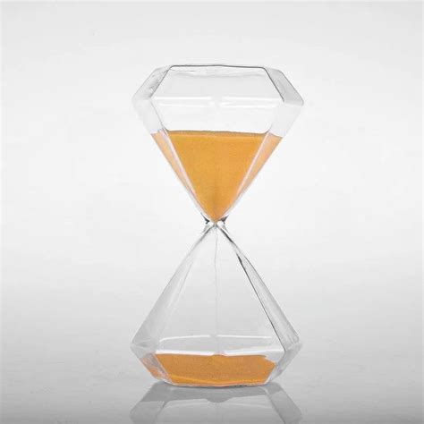 15 30 60 Minutes Diamond Shape Hourglass Desktop Home Decoration Timer Minimalist Creative