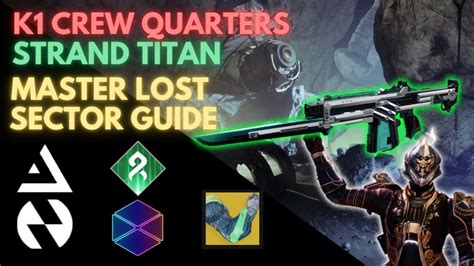 Solo K Crew Quarters Strand Titan Master Lost Sector Flawless W Monte