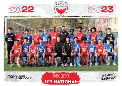 Les U17 face au championnat national Racing Besançon