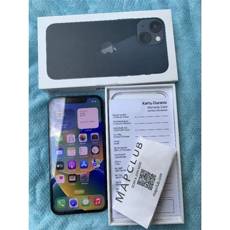 Jual IPhone 13 Mini 256GB Black Ex IBOX Indonesia Resmi AKTIF PERMANEN