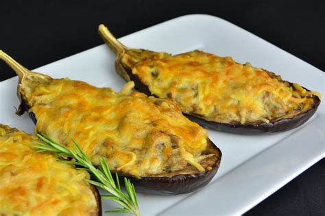 Berenjenas Rellenas Gratinadas Receta Muy Fácil Y Rápida Cocina