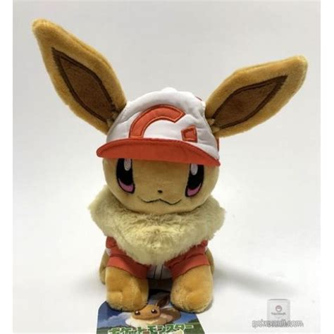 Pokemon Center 2018 Let S Go Pikachu And Eevee Campaign Eevee Plush Toy Version 3 Sportswear