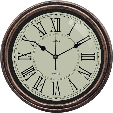 Hoston Inch Large Wall Clock Battery Powered Silent Non Tick Round