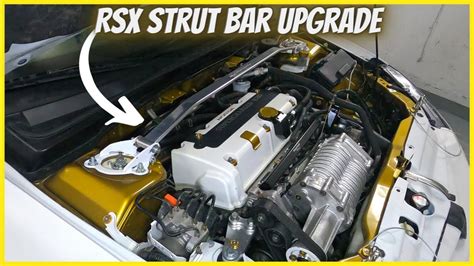 RSX TYPE S MEGAN RACING STRUT BAR YouTube