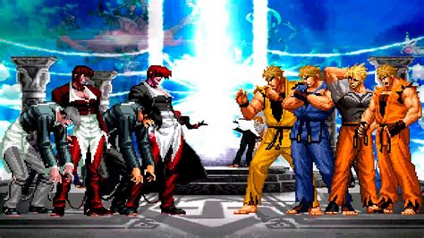 Kof Mugen Orochi Iori Team Vs Ryo Sakazaki Team Youtube