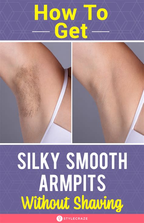 5 Ways To Get Silky Smooth Armpits Without Shaving Them Most Of The