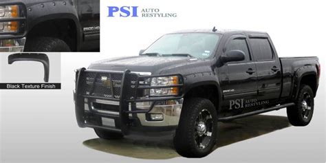 2009 Chevrolet Silverado 2500 Pocket Rivet Style Textured Fender Flares