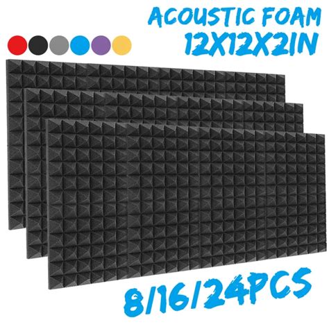 Maximum Noise Absorption Pcs X X Cm Thick Studio Acoustic Foam