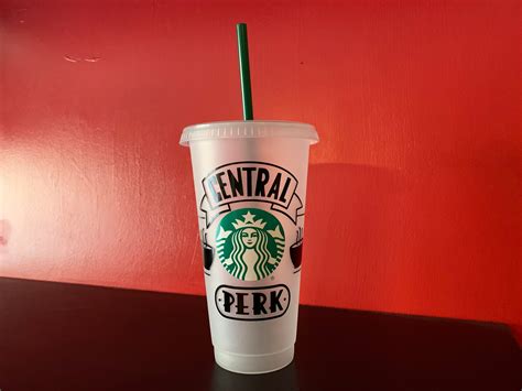 Friends Central Perk Starbucks Cup Etsy