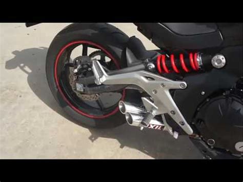 Kawasaki Er N Ixil Exhaust Sound Youtube