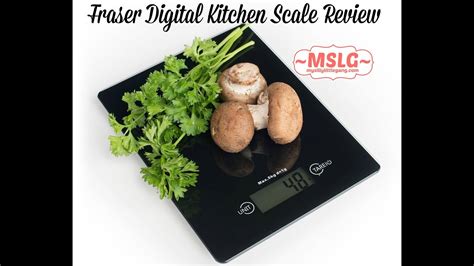 Fraserscale Digital Kitchen Scale Review Youtube