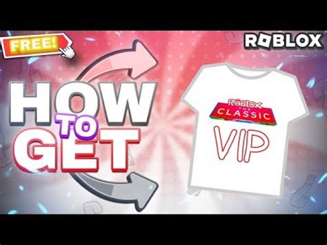 How To Get The ALL NEW ROBLOX CLASSIC VIP T SHIRT For FREE MAY 2024