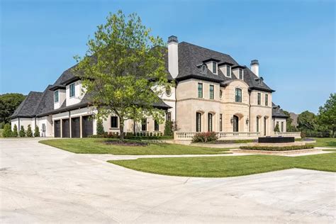 Luxurious Living In Southlake Tx A French Masterpiece With Modern