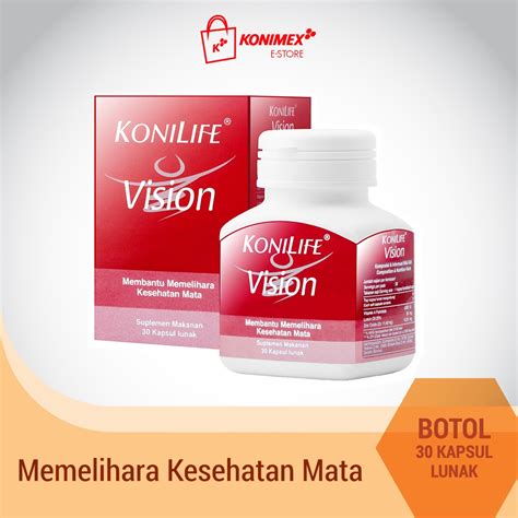 Jual Konilife Vision Food Supplement Botol 30 Softcap Jaga Kesehatan