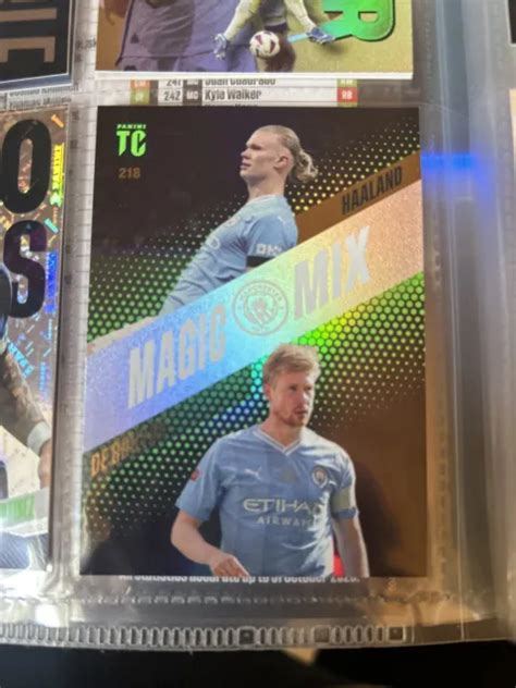 ERLING HAALAND DE Bruyne Magic Mix Panini Top Class 24 Manchester