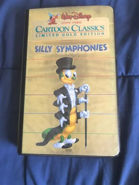 Disney Limited Gold Edition Cartoon Classics Vhs Silly Symphonies