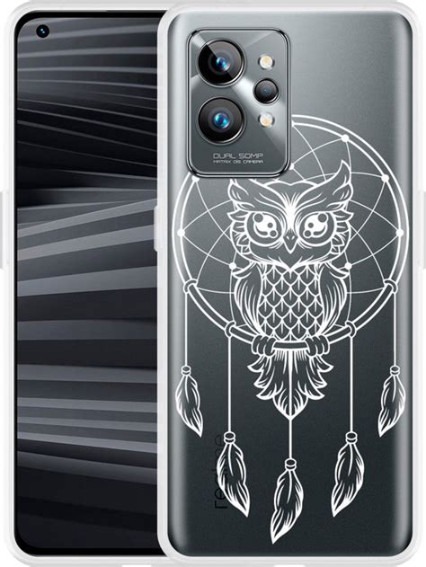 Realme Gt Pro Hoesje Dream Owl Mandala White Designed By Cazy Bol