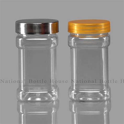 Transparent Square Pet Jar Capacity 300 Ml At Rs 12 Piece In Delhi