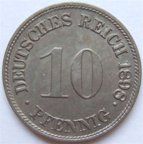 M Nze Deutsches Reich Kaiserreich Pfennig G In Stempelglanz Ebay