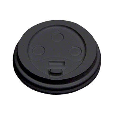 Empress Dome Lid For 10 20 Oz Hot Cup Black Dodge Packaging