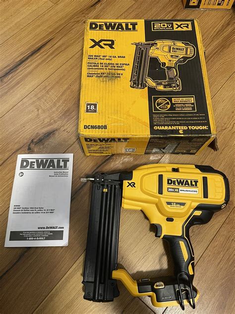 Dewalt Dcn680b 20v Max Xr 18 Gauge Cordless Brad Nailer 885911482233 Ebay