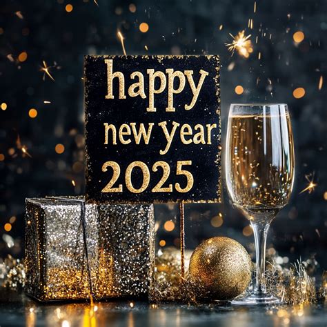 Happy New Year 2025 Free Stock Photo - Public Domain Pictures