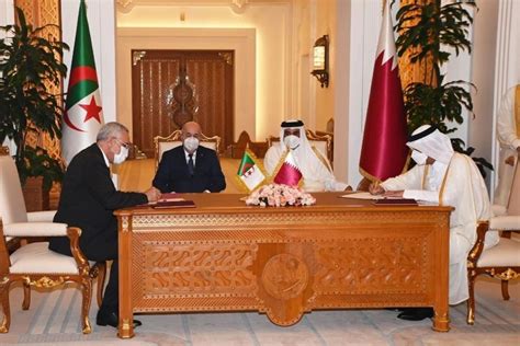 Diplomatie Alger Veut Sappuyer Sur Doha Pour Contrer Le Solide Axe