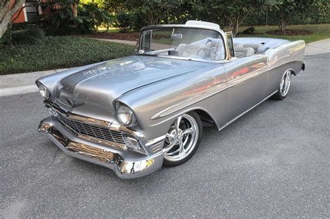 1956 Chevrolet Conv Bowtie Silver Classic Gm Hd Wallpaper Pxfuel