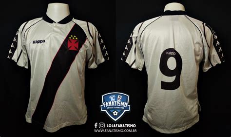 Camisa do Vasco Oficial II Kappa 1998 9 Luizão Fanatismo